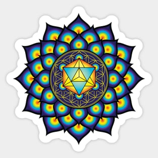 Flower Of Life Merkaba Sticker